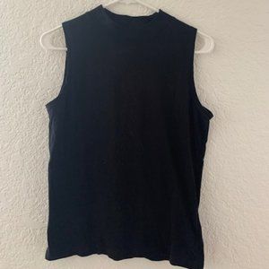 Wildfang Sleeveless Black high neck shirt